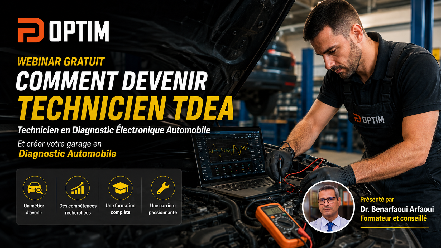Masterclass sur le métier de diagnostic électronique automobile